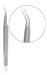 湾曲した毛抜き