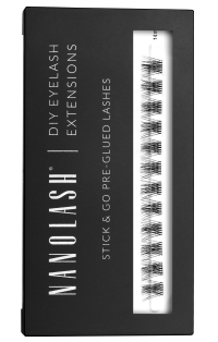 あらかじめ接着されたつけまつげ